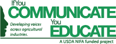 If you communicate, you educate: a USDA NIFA funded project.